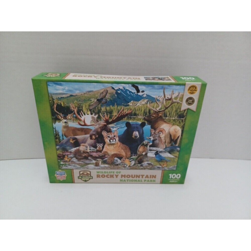 Masterpieces 100 Piece Jigsaw Puzzle - Rocky Mountain National Park NIB‎